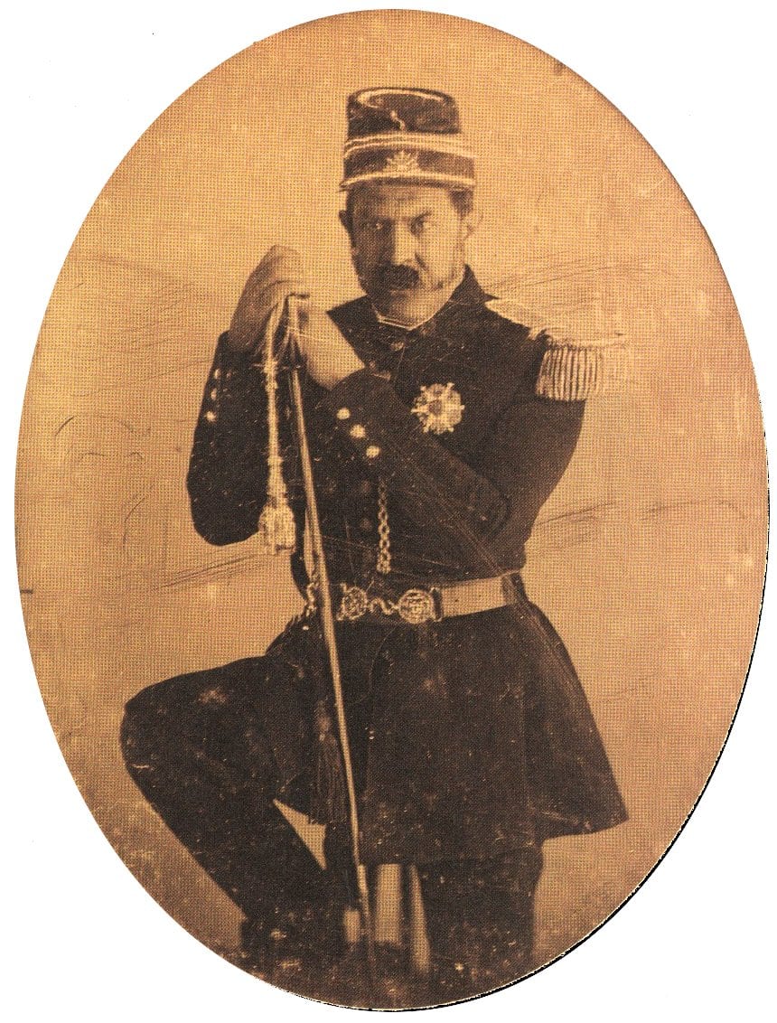 Portrait or photograph of Domingo Faustino Sarmiento: Domingo Faustino Sarmiento militar