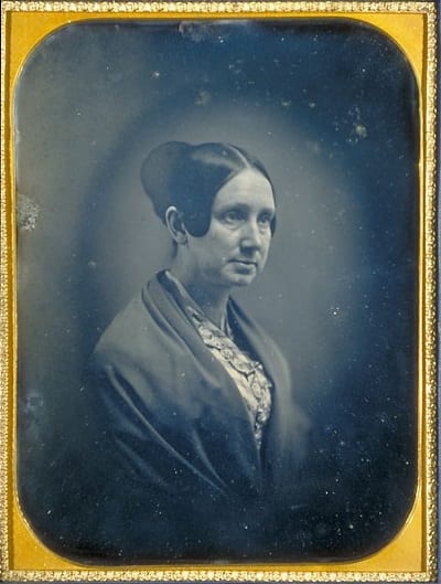 Portrait or photograph of Dorothea Dix: Daguerreotype of American activist Dorothea Dix (1802-1887). Dated by source as between 1840 and 1860. bMS Am 1838 (994.