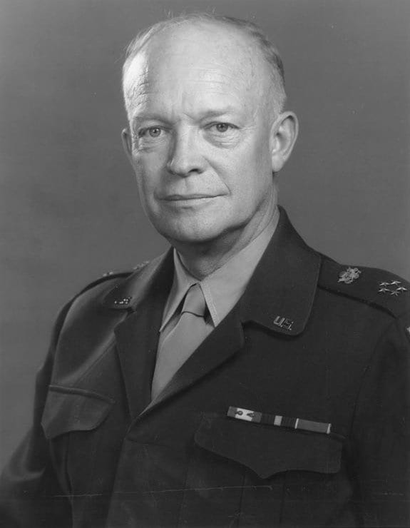 Portrait or photograph of Dwight D. Eisenhower: General of the Army Dwight D. Eisenhower .