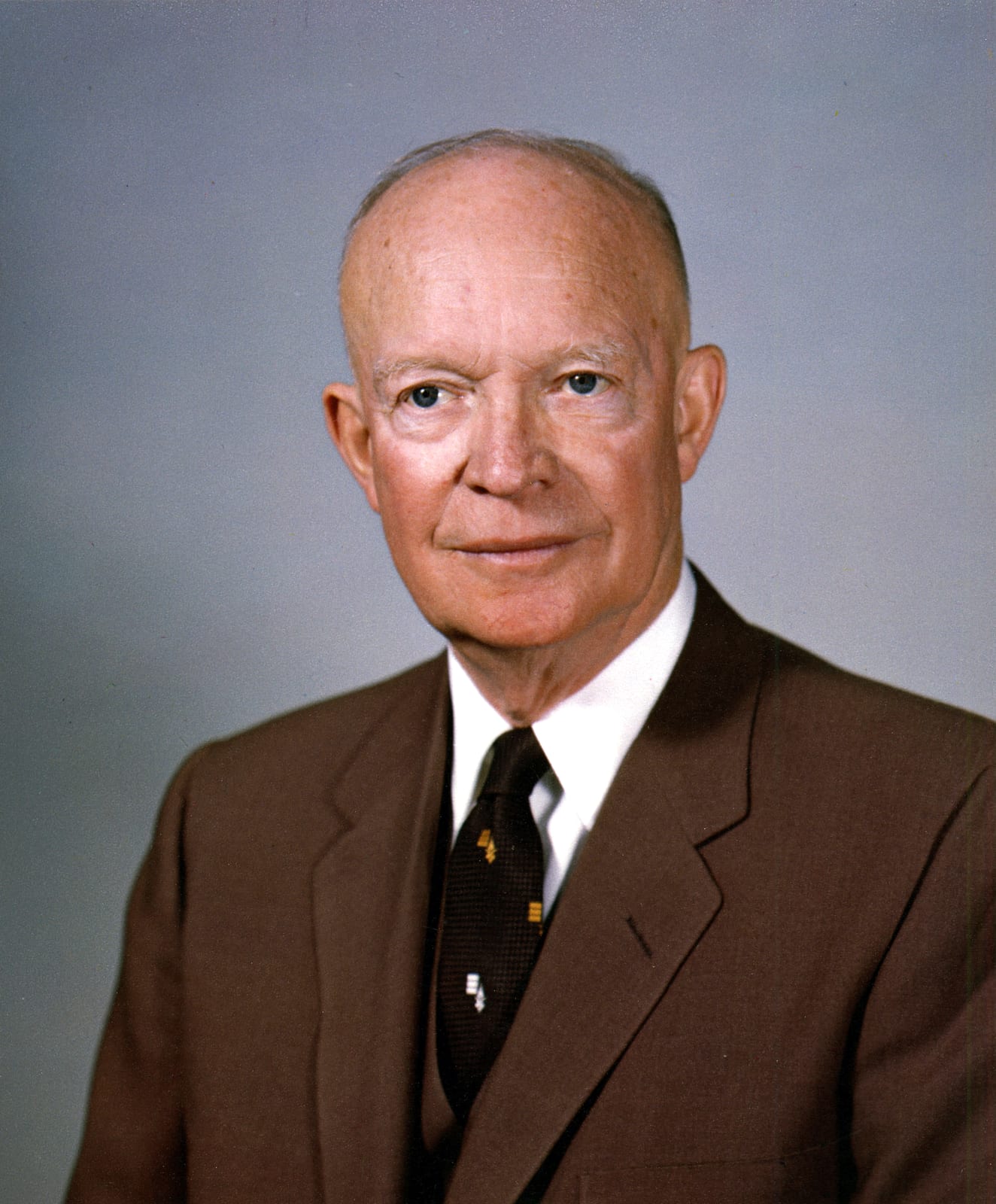 Portrait or photograph of Dwight D. Eisenhower: Dwight D. Eisenhower , President of the United States