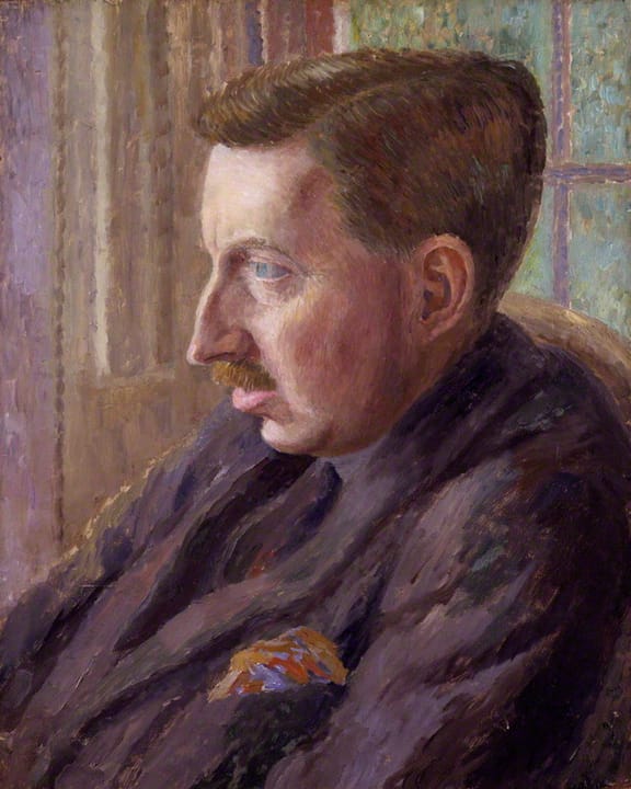 Portrait or photograph of E. M. Forster: Portrait of E. M. Forster by Dora Carrington
