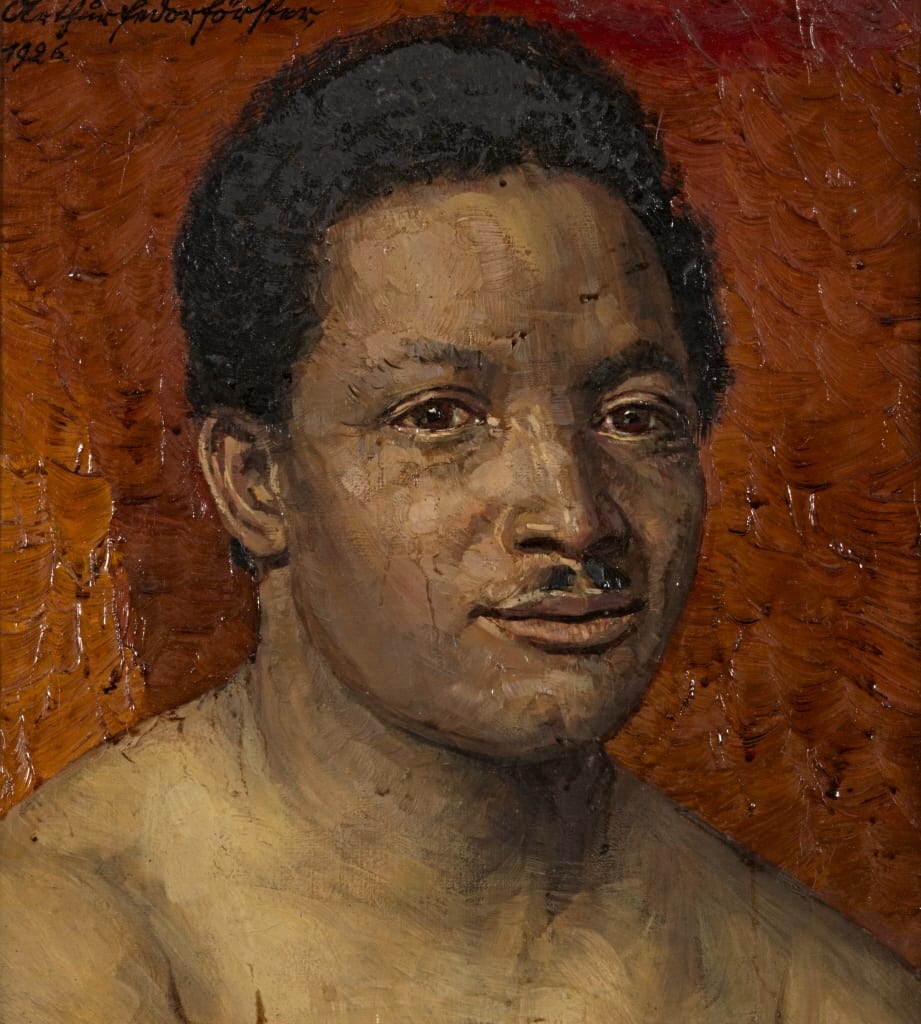 Image connected to E. M. Forster: Arthur Fedor Förster - Negerportrait - BG-M-SG 5708-92 - Berlinische Galerie