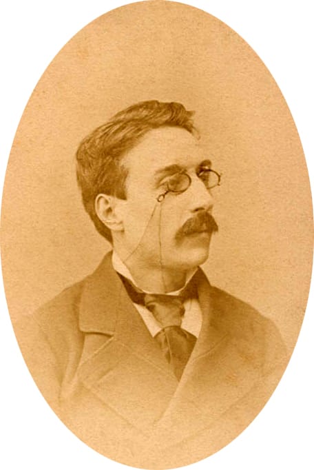 Portrait or photograph of Eca de Queiros: O escritor Eça de Queirós em 1868 (circa).