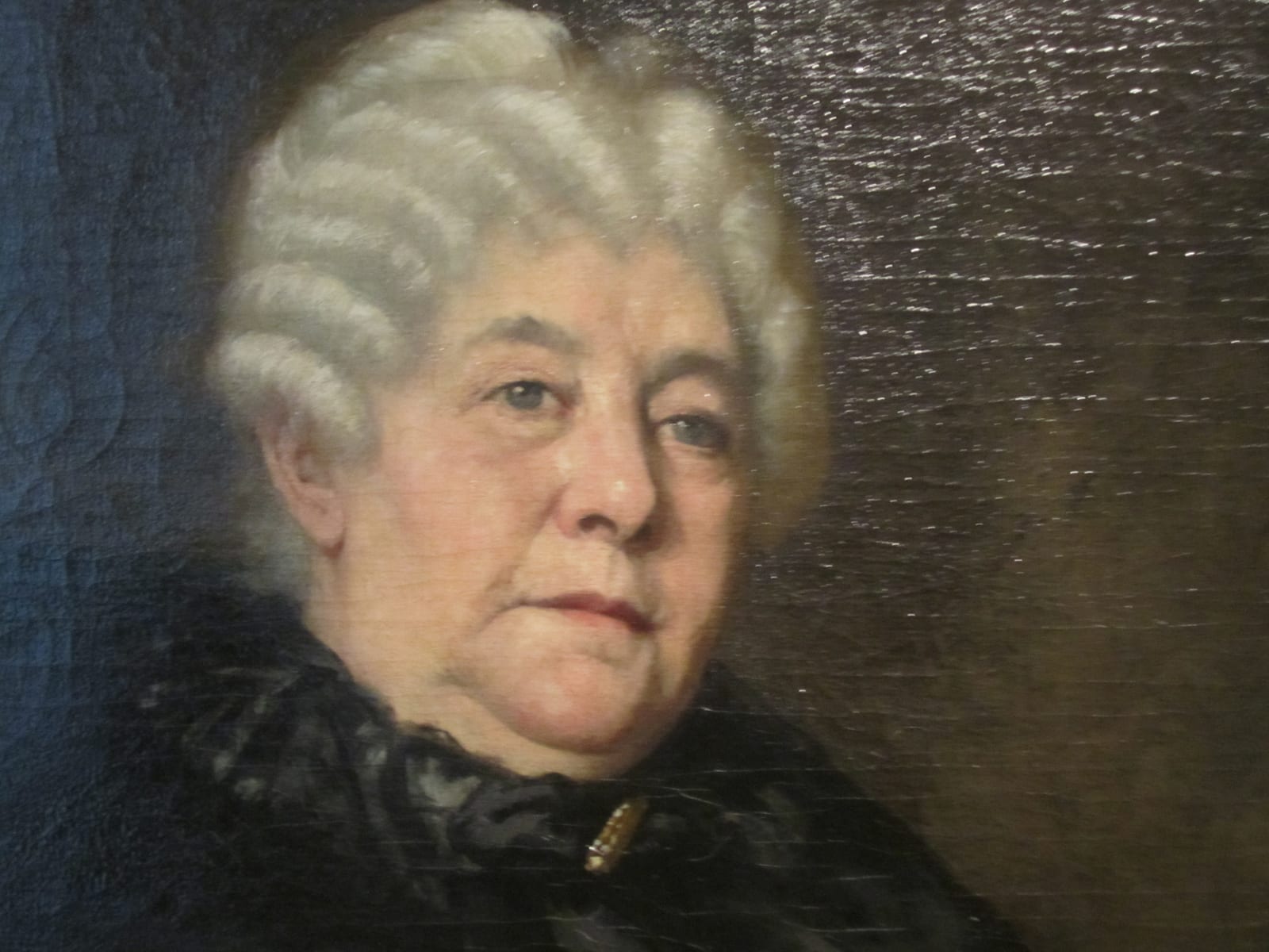 Portrait or photograph of Elizabeth Cady Stanton: I took photo of public domain painting of Elizabeth Cady Stanton at National Portrait Gallery with Canon camer