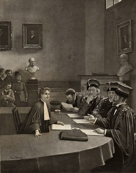 Portrait or photograph of Elizabeth Garrett Anderson: French: Thèse de Elizabeth Garrett Anderson Elizabeth Garrett Anderson thesis label QS:Lfr,"Thèse de Eliza