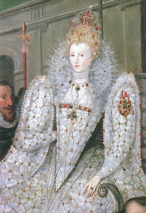 Portrait or photograph of Elizabeth I: detail