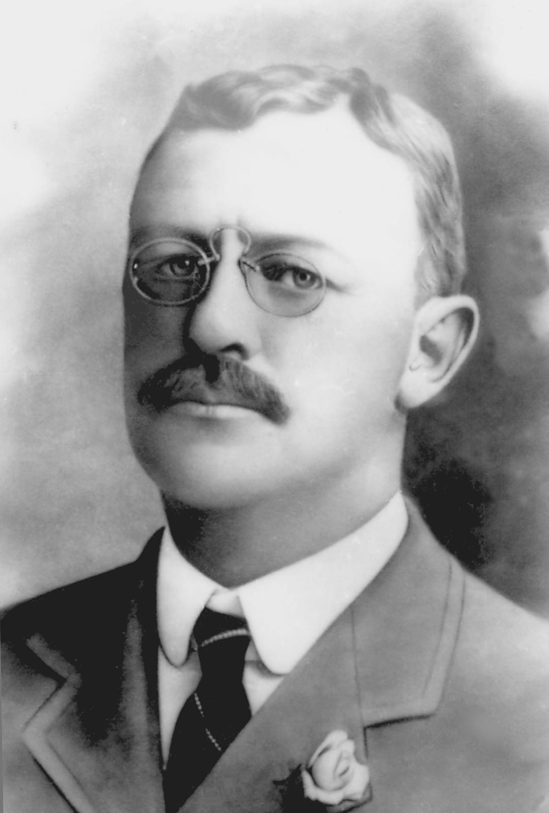 Portrait or photograph of Eloy Alfaro: Archer Harman, from Staunton, Virginia, was the entrepreneurial financier of the Guayaquil & Quito (G&Q) Railway