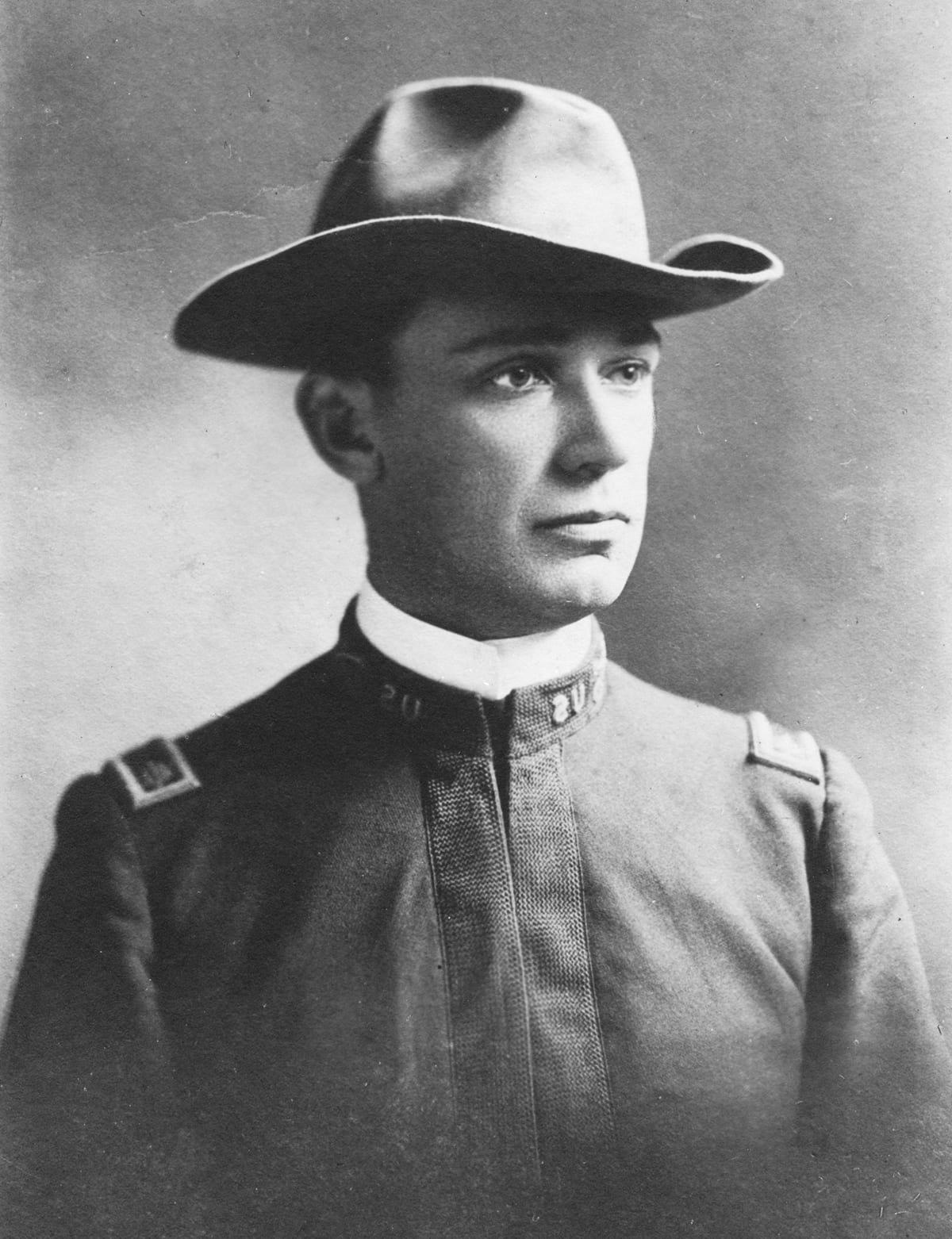 Portrait or photograph of Eloy Alfaro: Major John A. Harman, originally from Staunton, Virginia, graduated from West Point in 1887. He was in the Cavalry at For