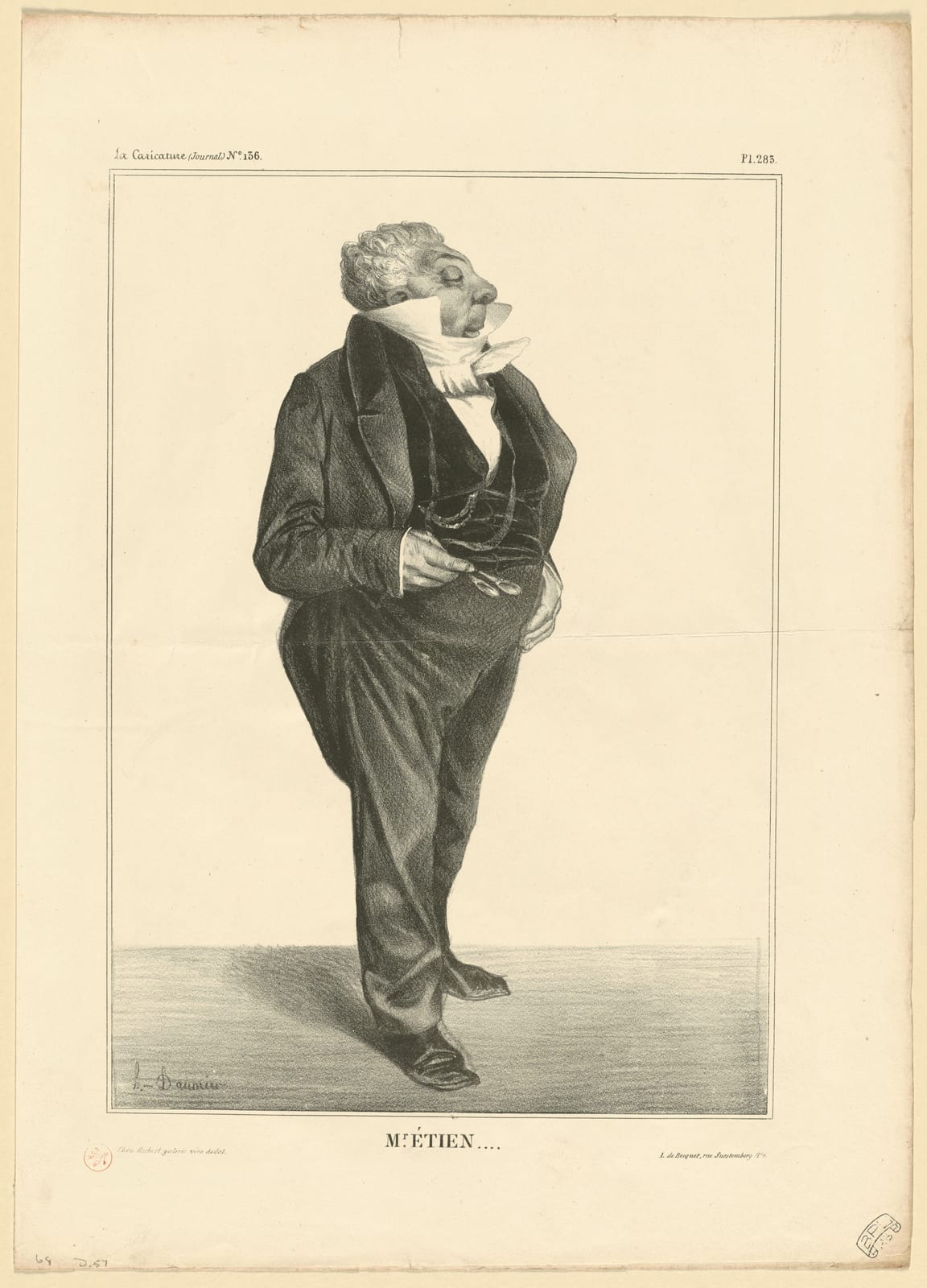 Image connected to Elsie MacGill: Title from catalogue raisonné.; L. Delteil: L.D. 57; Series: Célébrités de la Caricature (plate 283); Additional information a