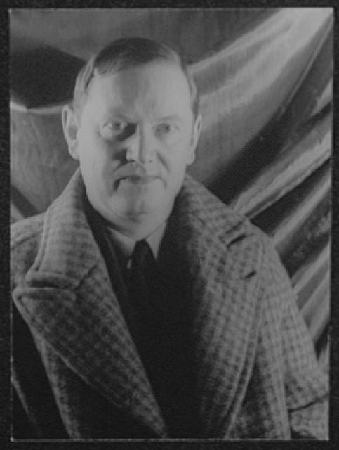 Portrait or photograph of Evelyn Waugh: Title: Portrait of Evelyn Waugh Abstract/medium: 1 photographic print : gelatin silver.