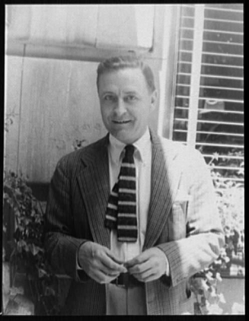 Portrait or photograph of F. Scott Fitzgerald: Title: Portrait of F. Scott Fitzgerald Abstract: 1 photographic print : gelatin silver.