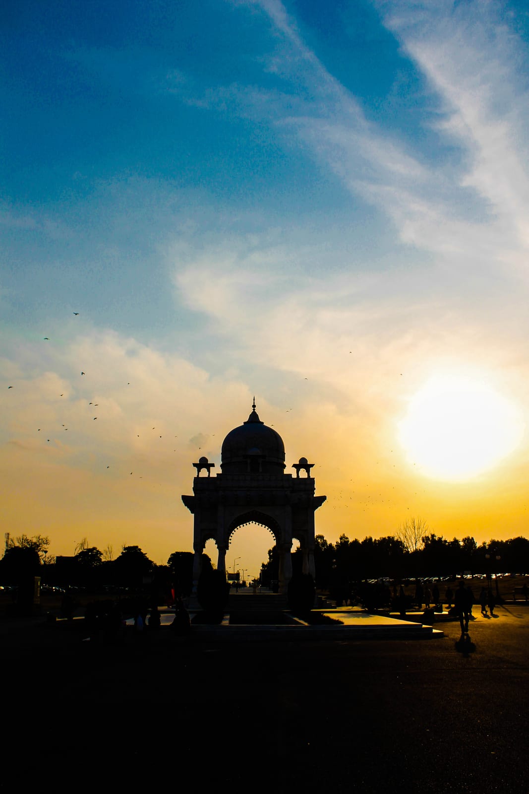 Portrait or photograph of Fatima Jinnah: This is a photo of a monument in Pakistan identified as the