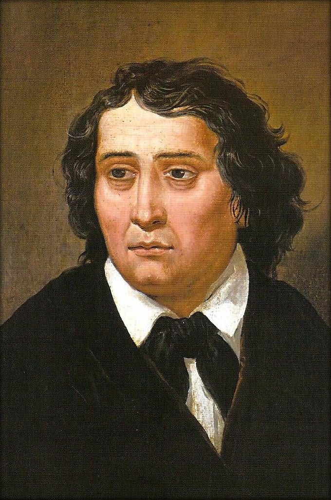Portrait or photograph of France Prešeren: The first depiction of the Slovene poet France Prešeren and the only one created from memory of his true appearance.
