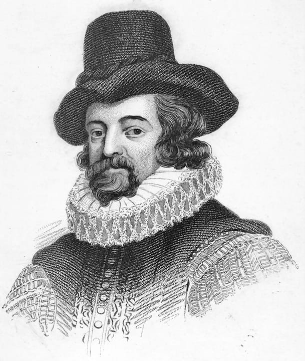 Portrait or photograph of Francis Bacon: Francis Bacon