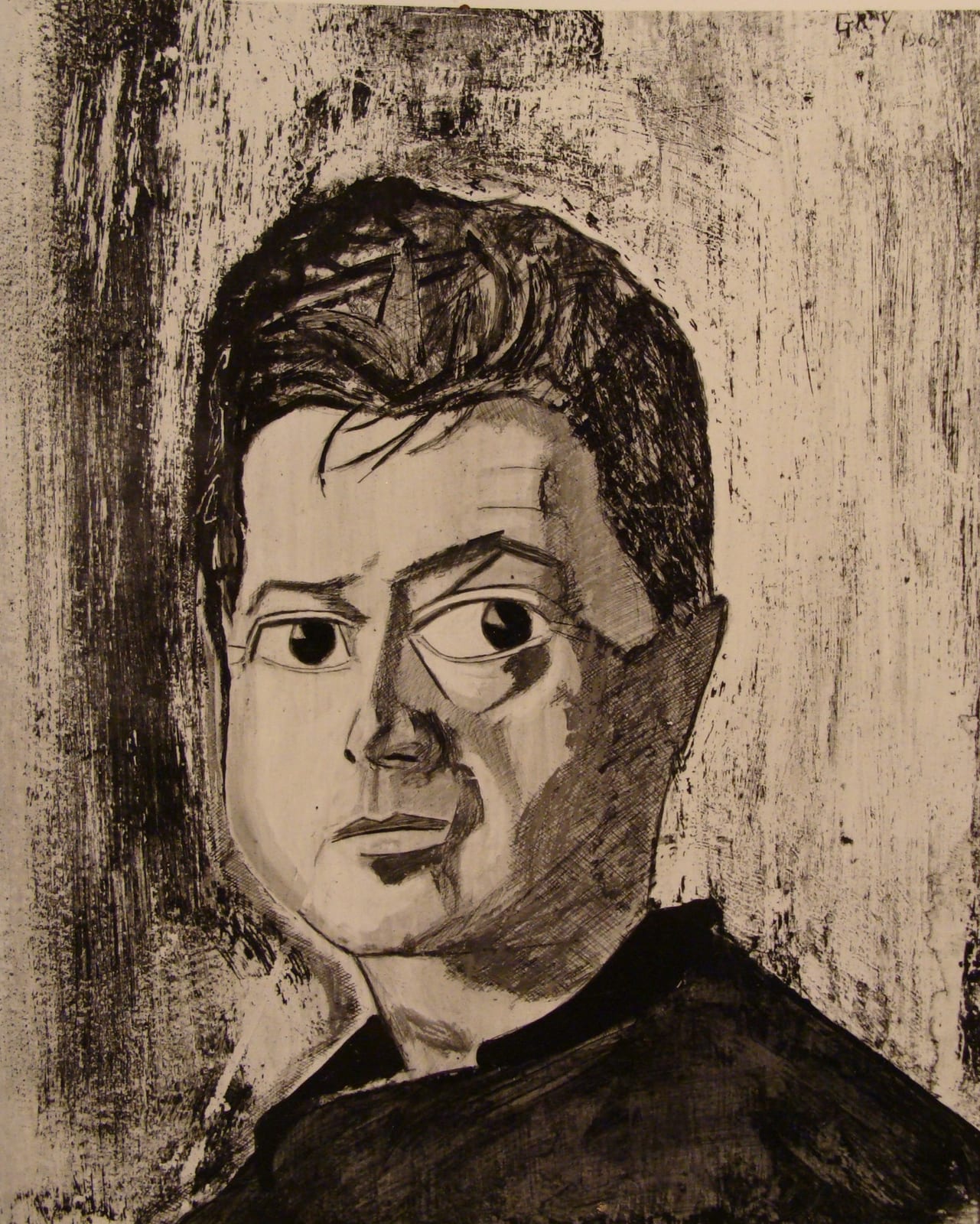Portrait or photograph of Francis Bacon: Portrait of Francis Bacon by Reginald Gray.