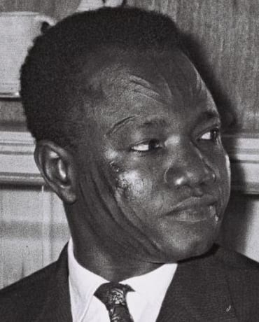 Image connected to Francois Tombalbaye: President François Tombalbaye of Chad. Taken during a visit to Israel, October 1959.