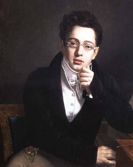 Portrait or photograph of Franz Schubert: perhaps an early portrait of Franz Schubert.