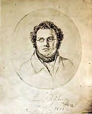 Portrait or photograph of Franz Schubert: Franz Schubert