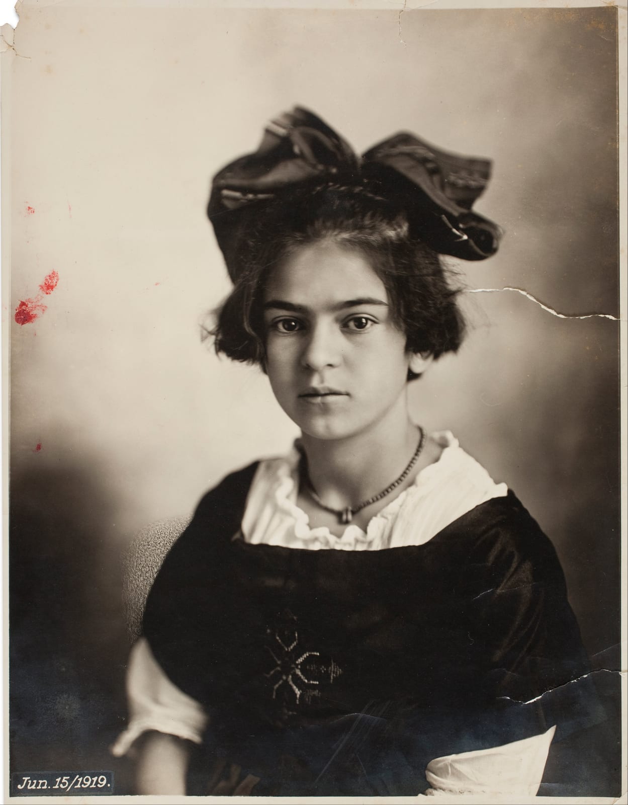 Portrait or photograph of Frida Kahlo: Guillermo Kahlo - Frida Kahlo, June 15, 1919 - Google Art Project