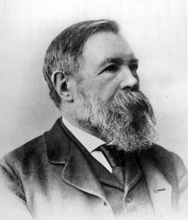 Portrait or photograph of Friedrich Engels: portrait of Friedrich Engels in 1891