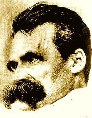 Portrait or photograph of Friedrich Nietzsche: portrait par Hans Olde mort en 1917