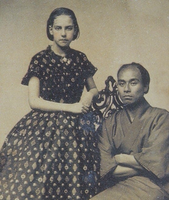 Portrait or photograph of Fukuzawa Yukichi: Yukichi Fukuzawa. Fukuzawa Yukichi. A photo taken at the William Choo photo studio in San Francisco when Yukichi wen