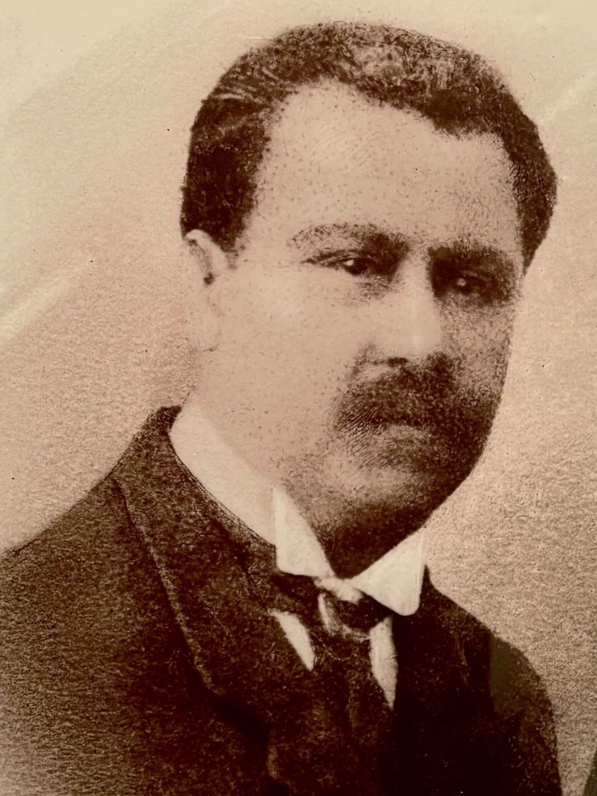 Portrait or photograph of Gabriela Mistral: Gabriela Mistral's father