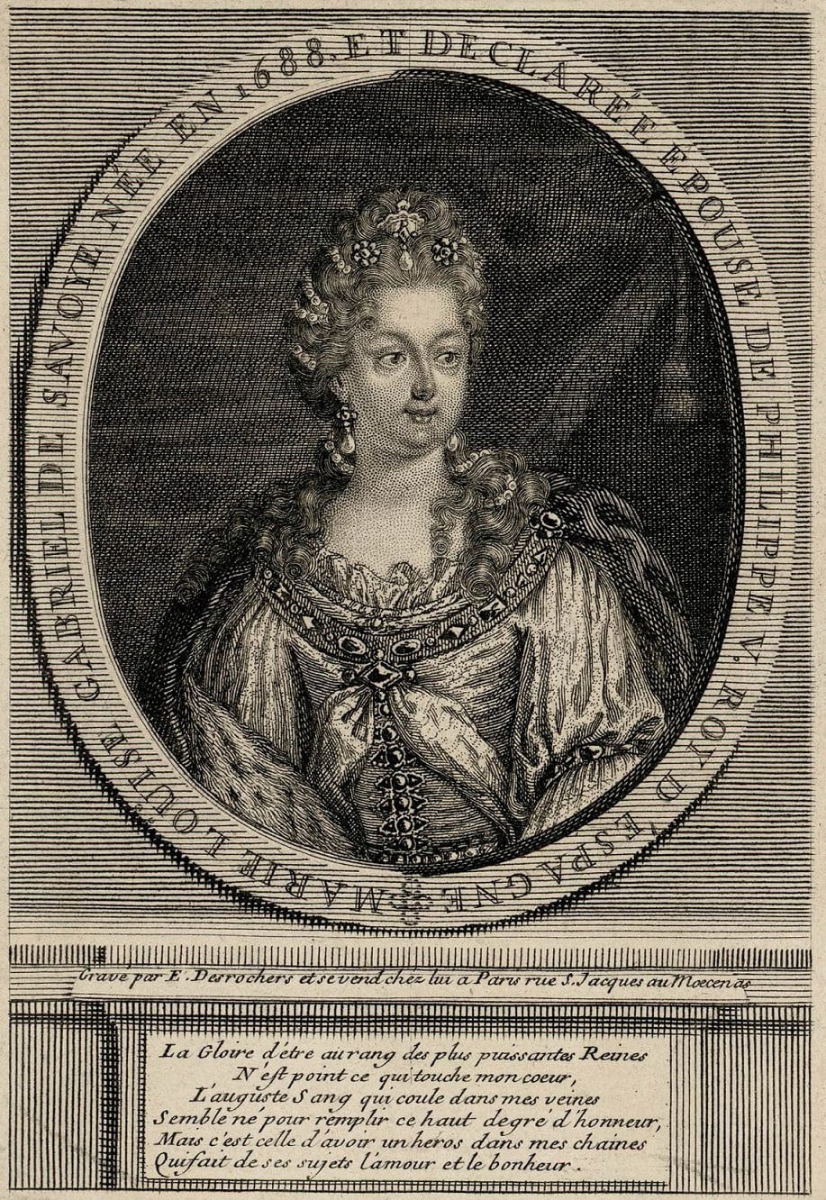 Image connected to Gabrielle Roy: Maria Luisa of Savoy (1688-1714), wife of Philip V of Spain (1683-1746)