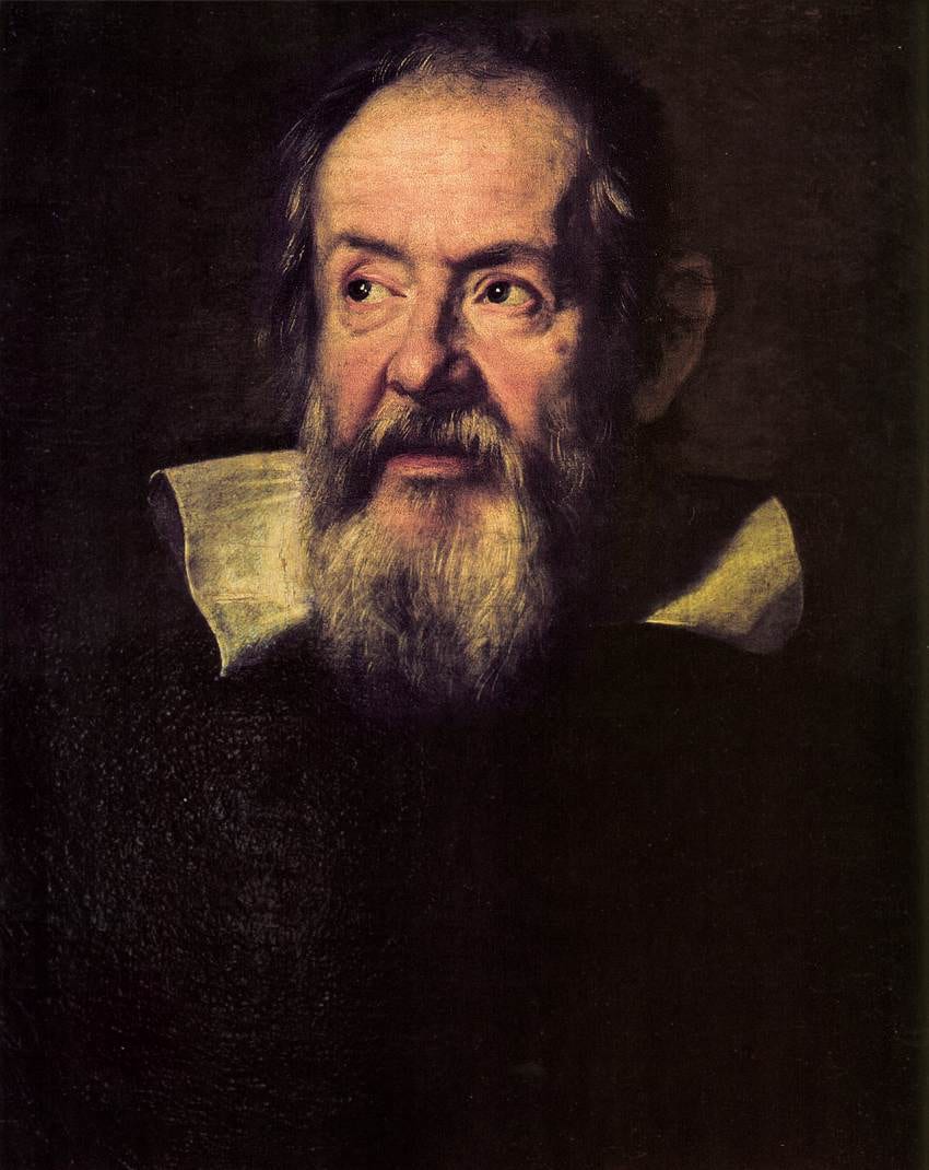 Portrait or photograph of Galileo Galilei: Justus Sustermans - Portrait of Galileo Galilei - WGA21972