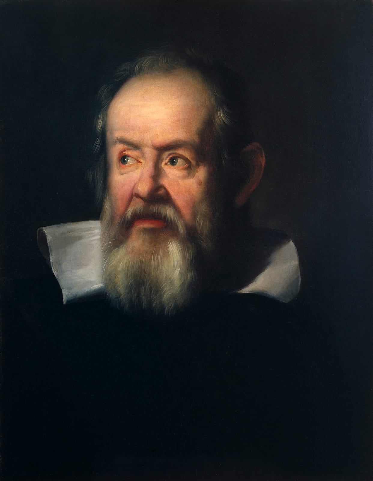 Portrait or photograph of Galileo Galilei: Galileo Galilei (1564-1642). Oil painting after Justus Sustermans, 1635. Iconographic Collections Keywords: Galileo G