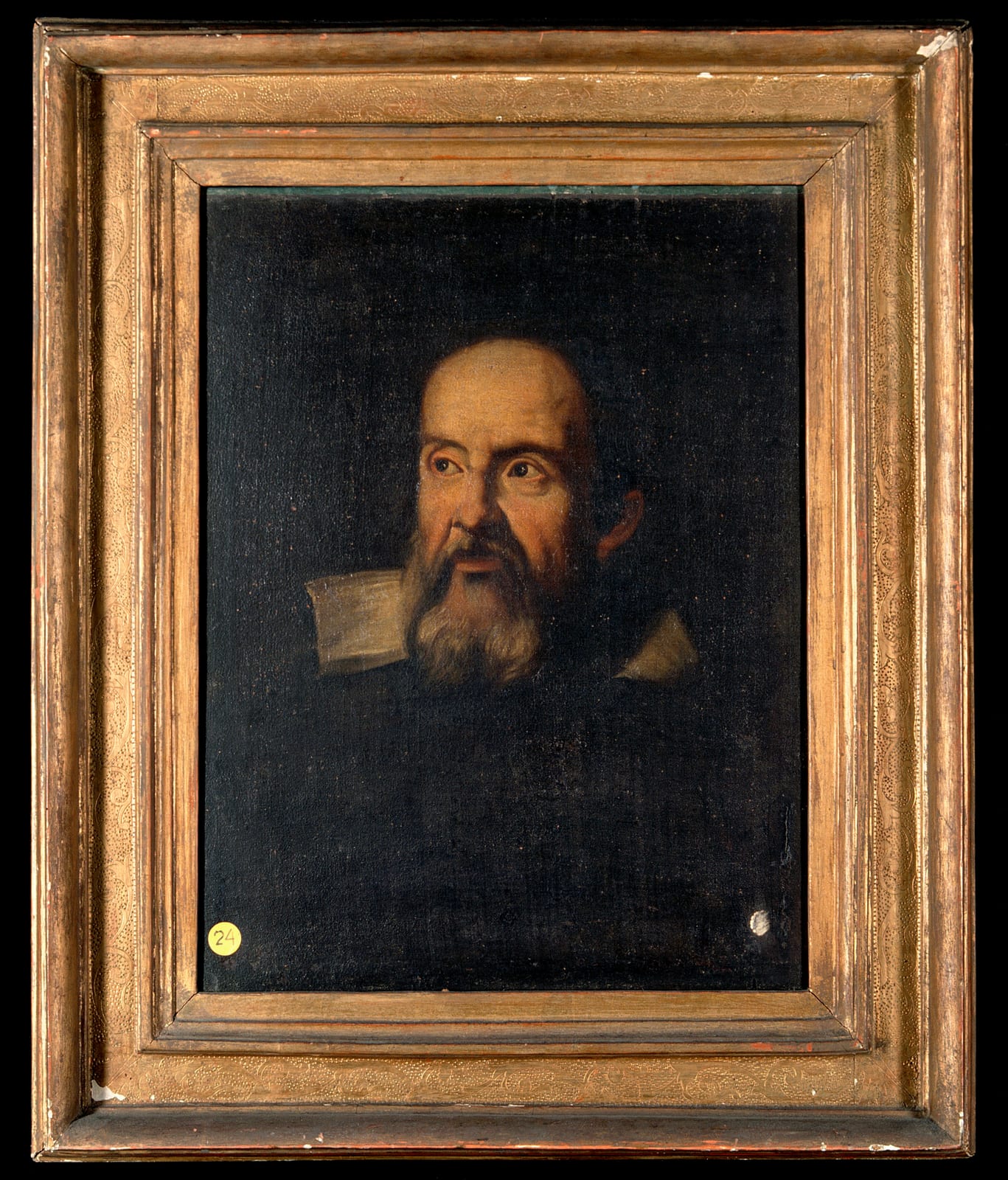 Portrait or photograph of Galileo Galilei: Galileo Galilei (1564-1642). Oil painting after Justus Sustermans, 1635. Iconographic Collections Keywords: oil paint