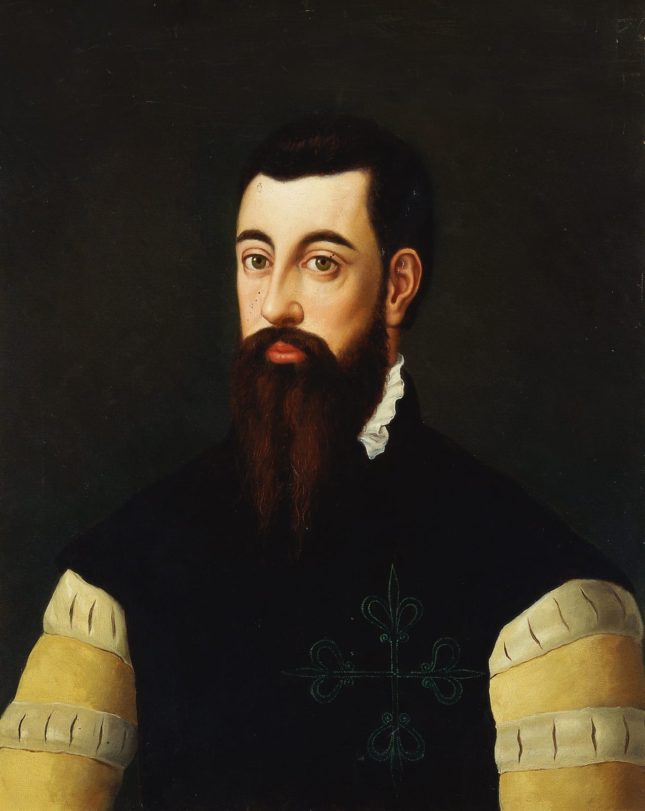 Portrait or photograph of Garcilaso de la Vega: Copia del original que se conservaba en la antigua colección del conde de Oñate y después en la colección de Car