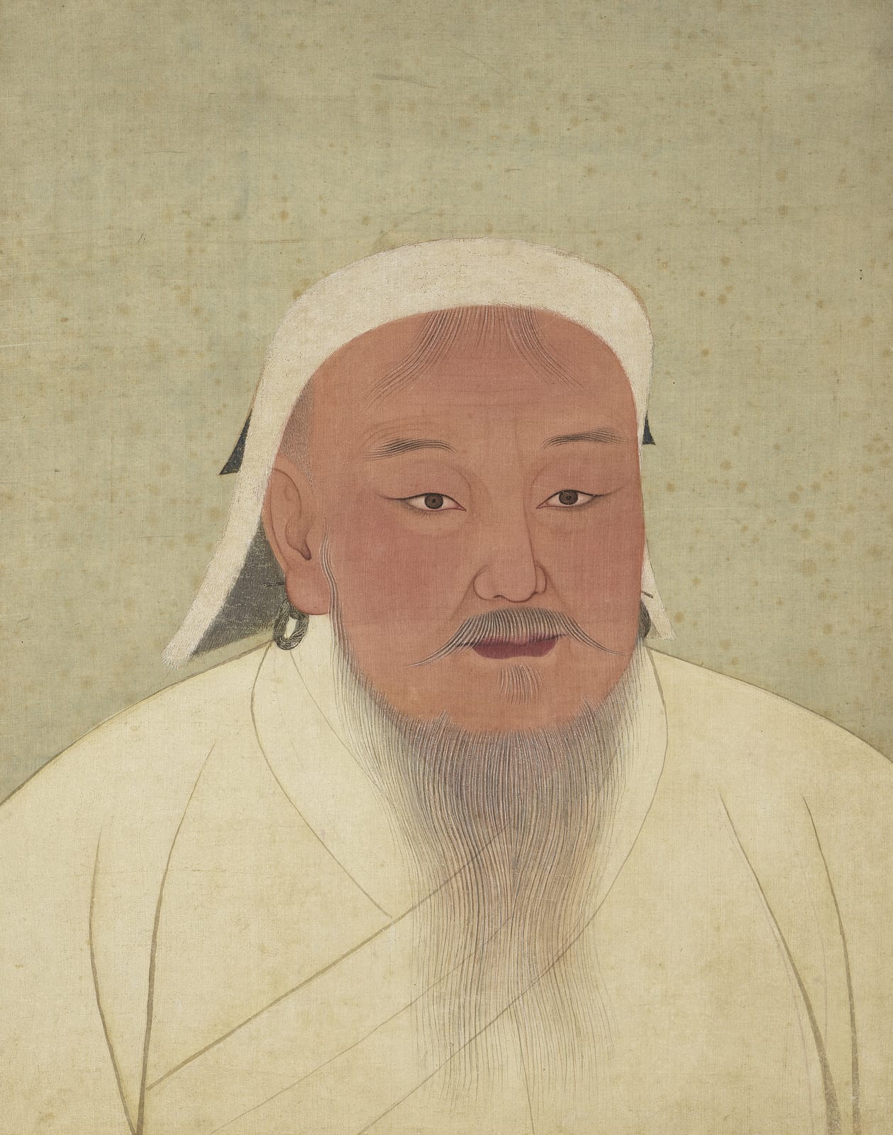Portrait or photograph of Genghis Khan: Taizu, better known as Genghis Khan.