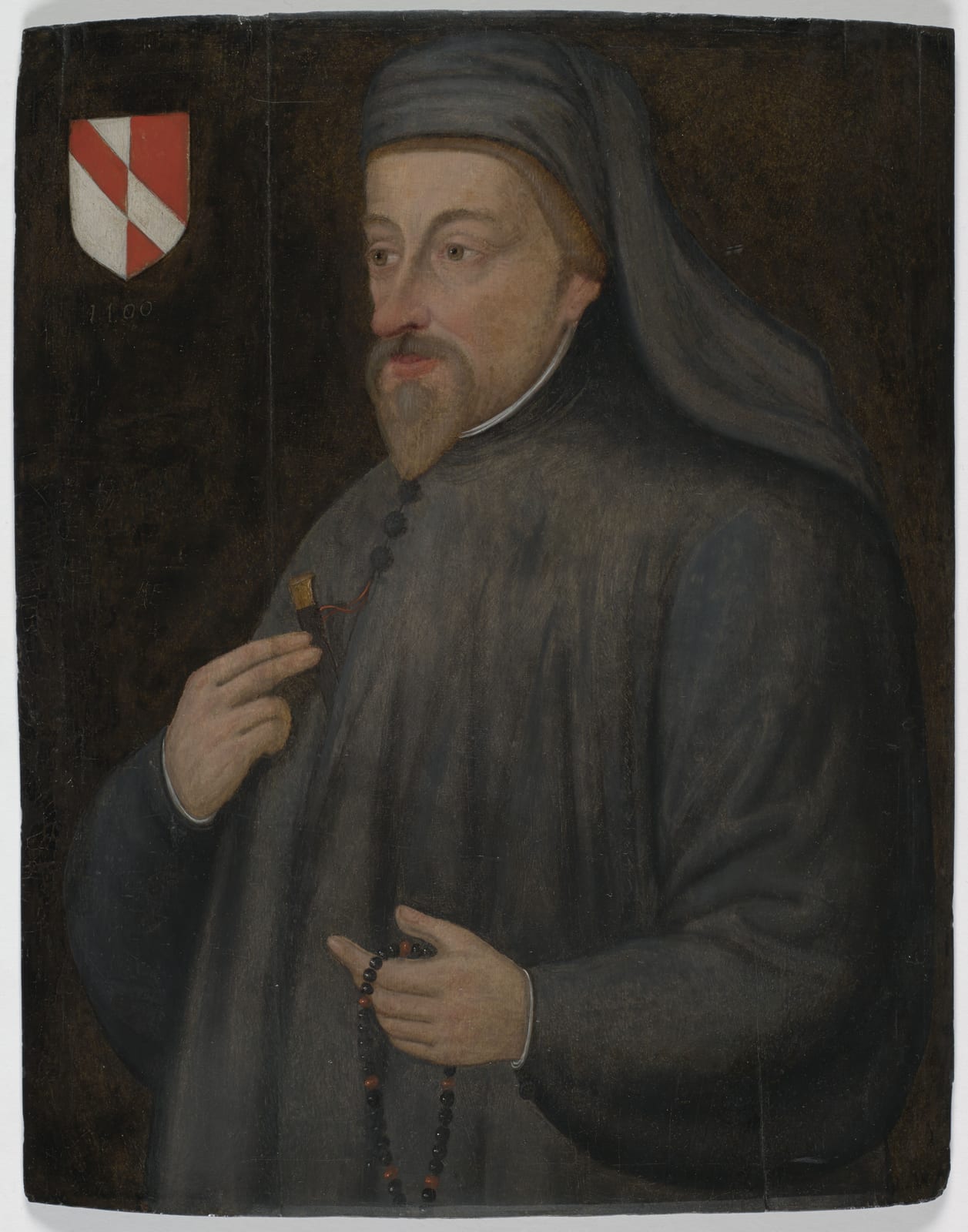 Portrait or photograph of Geoffrey Chaucer: Geoffrey Chaucer (17th century)