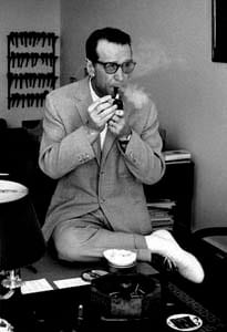 Portrait or photograph of Georges Simenon: Georges Simenon