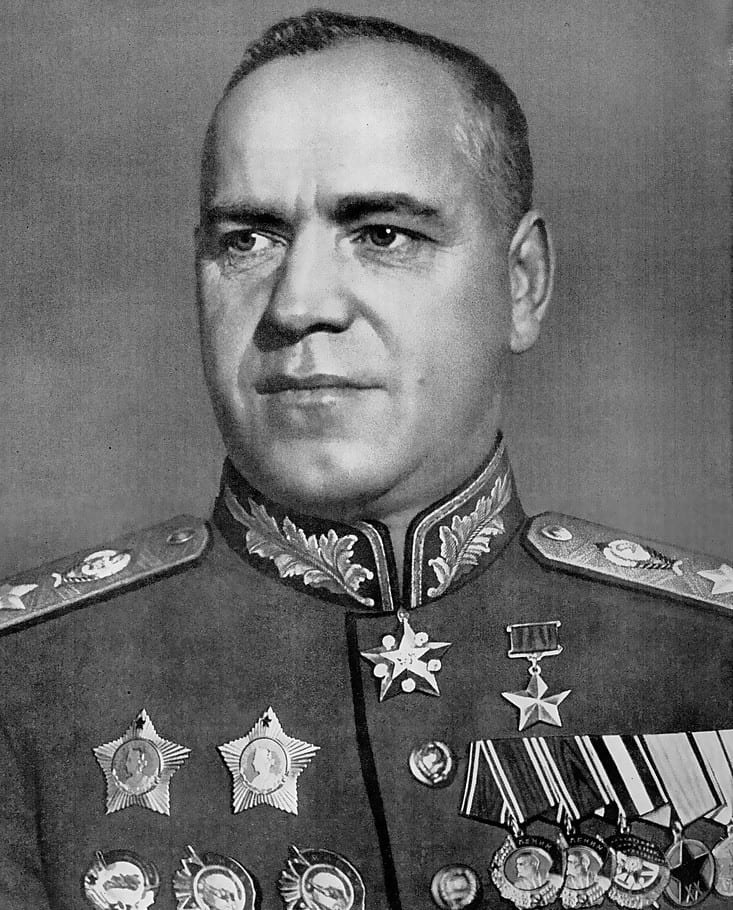 Portrait or photograph of Georgy Zhukov: Portrait photograph of Georgy Zhukov