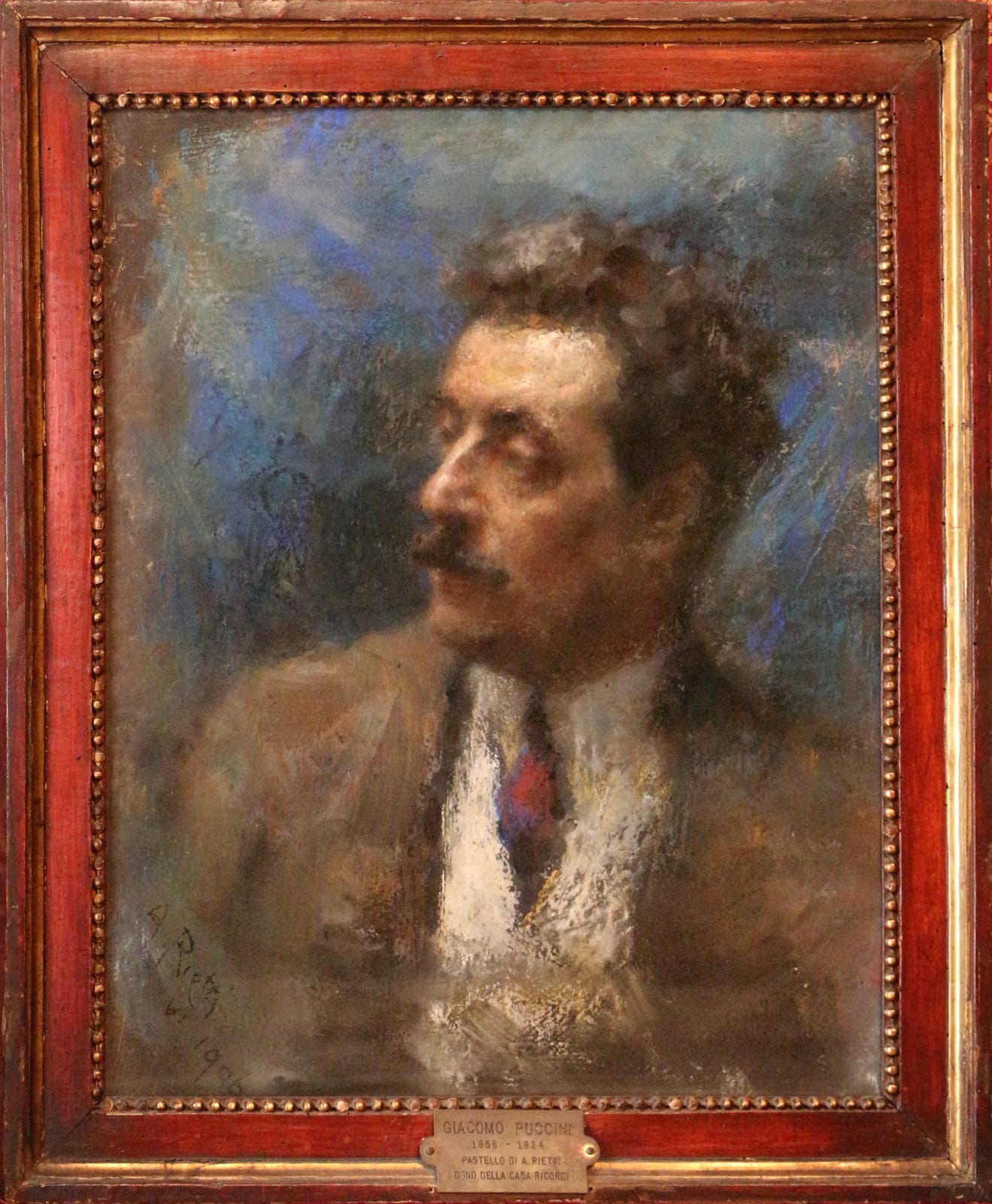 Portrait or photograph of Giacomo Puccini: Museo del Teatro alla Scala (Milan)