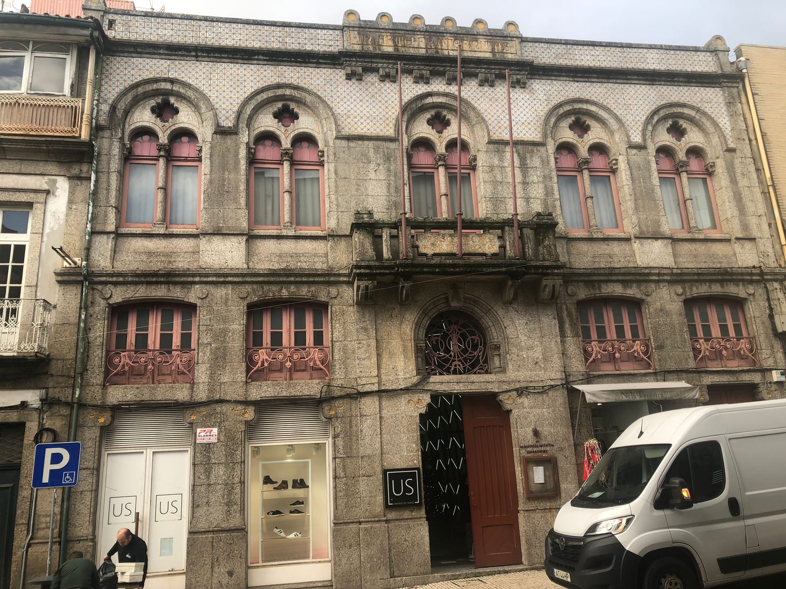 Portrait or photograph of Gil Vicente: The old Gil Vicente Theatre in Guimarães, Portugal