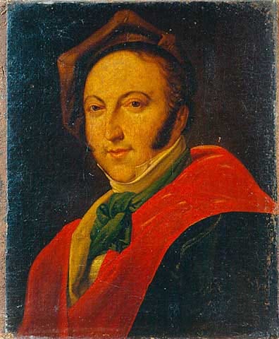 Portrait or photograph of Gioachino Rossini: Gioachino Rossini 1820