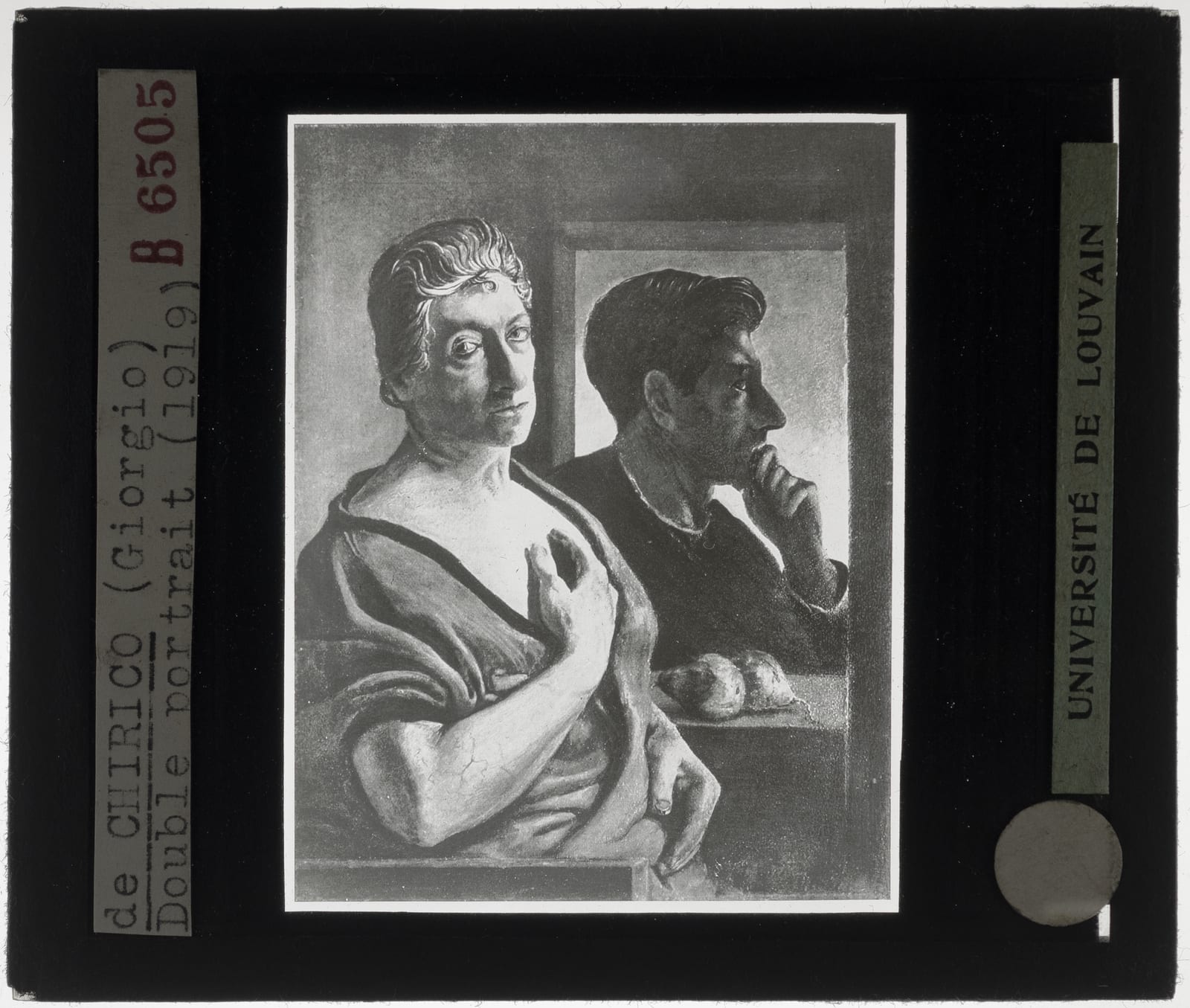 Portrait or photograph of Giorgio de Chirico: Title Giorgio de Chirico. Dubbelportret Contributor de Chirico, Giorgio (Italian painter, 1888-1978) (artist) Seri