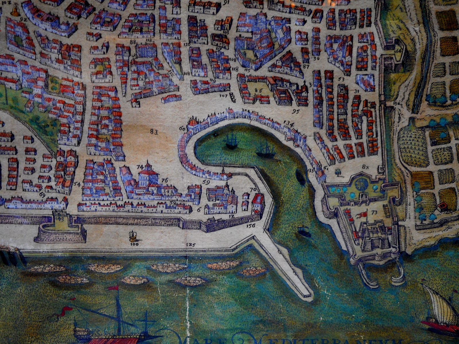 Portrait or photograph of Giuseppe Tomasi di Lampedusa: Map of Palermo
