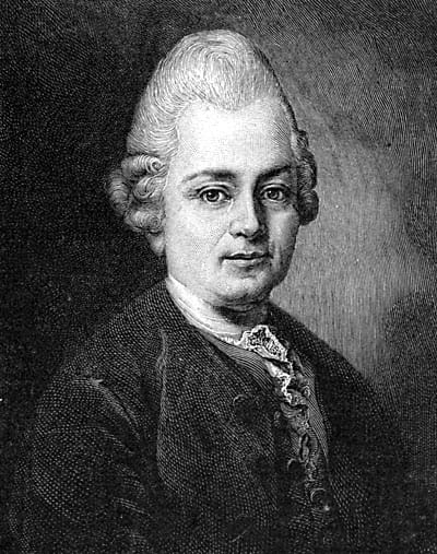 Portrait or photograph of Gotthold Ephraim Lessing: Gotthold Ephraim Lessing