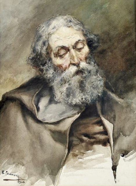 Portrait or photograph of Guerra Junqueiro: Portrait of Guerra Junqueiro (1906), by Enrique Casanova.