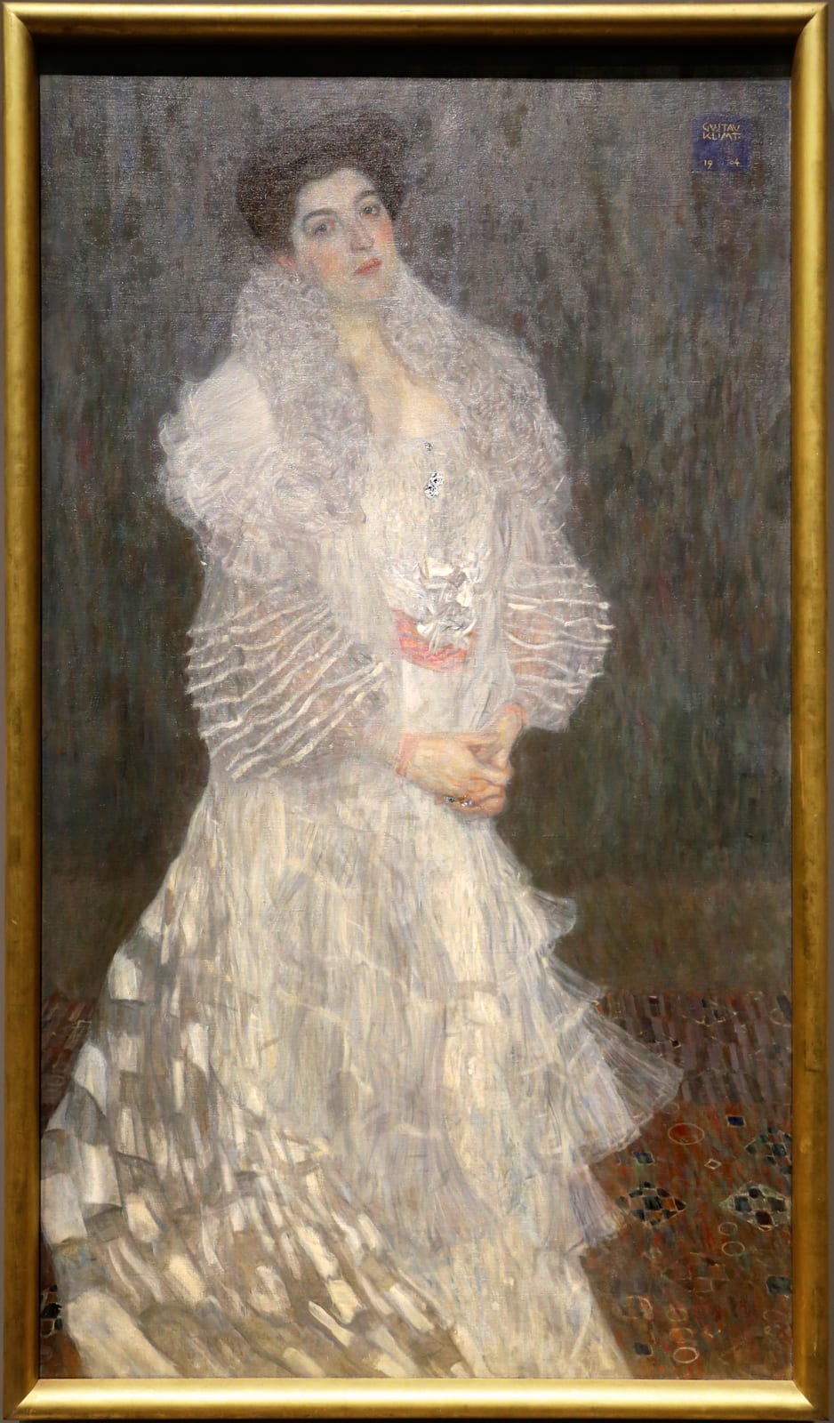 Portrait or photograph of Gustav Klimt: Gustav klimt, ritratto di hermine gallia, 1904, 01