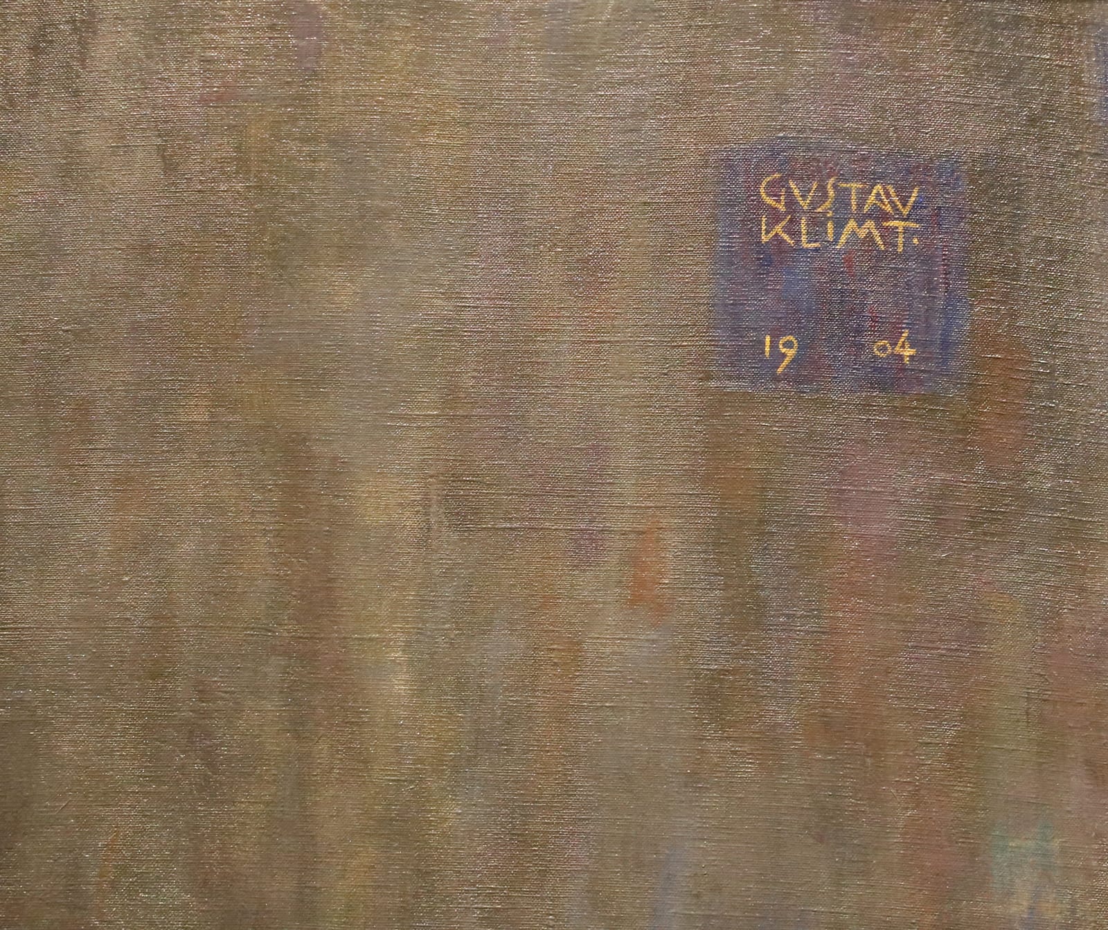 Portrait or photograph of Gustav Klimt: Gustav klimt, ritratto di hermine gallia, 1904, 03 firma e data