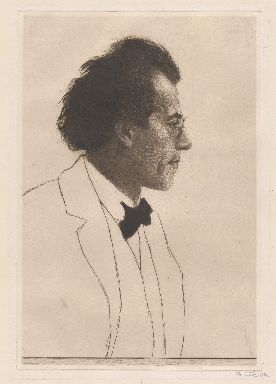 Portrait or photograph of Gustav Mahler: Print; Prints