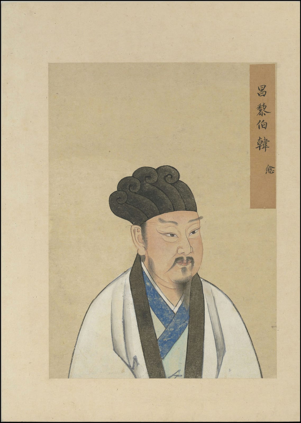 Image connected to Han Yu: 至聖先賢半身像 冊,南薰殿旧藏,现藏于台北故宫博物院