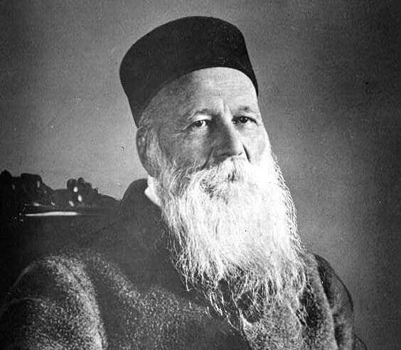 Portrait or photograph of Henry Dunant: Henry Dunant (1828–1910), Swiss philanthropist and co-founder of the International Committee of the Red Cross; Nobel Pea