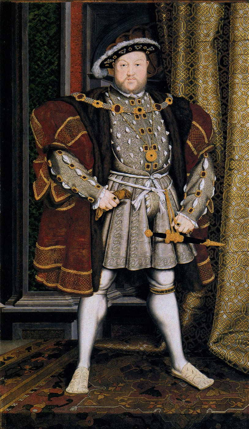 Portrait or photograph of Henry VIII: King Henry VIII having a quality time