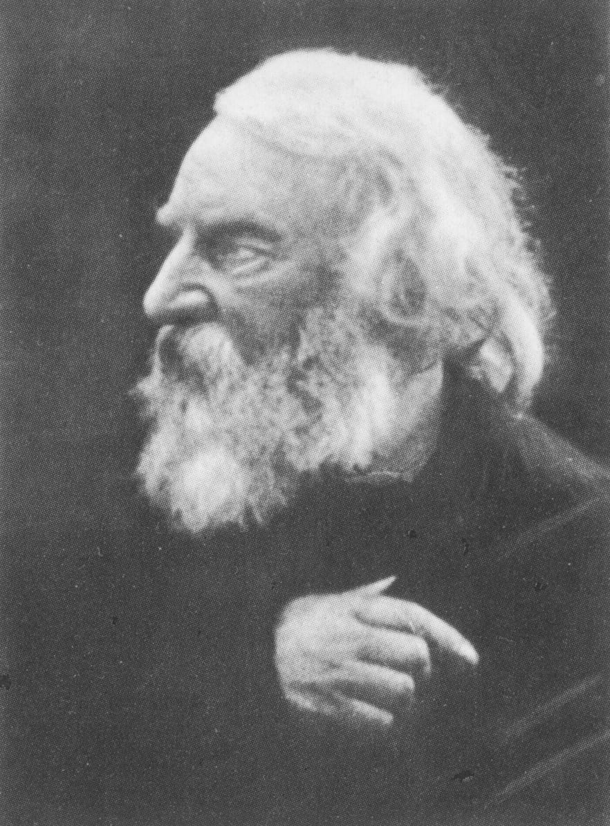 Portrait or photograph of Henry Wadsworth Longfellow: Henry Wadsworth Longfellow on the Isle of Wright, England in 1868 by Julia Margaret Cameron (1815 – 1879)